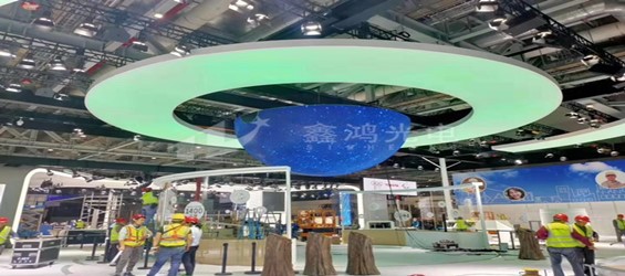 上海國際會(huì )展中心-直徑6米球屏完美呈現